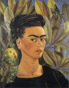 Frida Kahlo Self-Portrait with Bonito oil